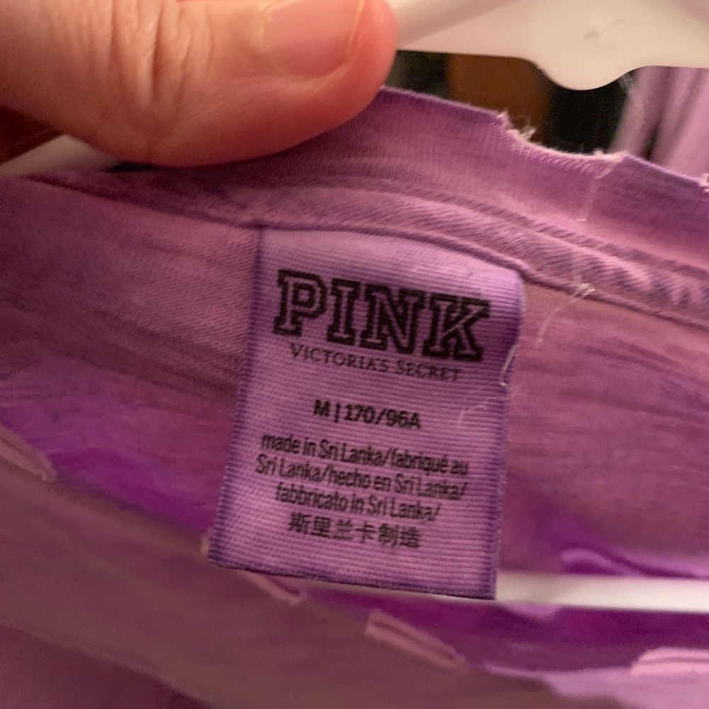 Long sleeve purple PINKVS shirt - Picture 3 of 3